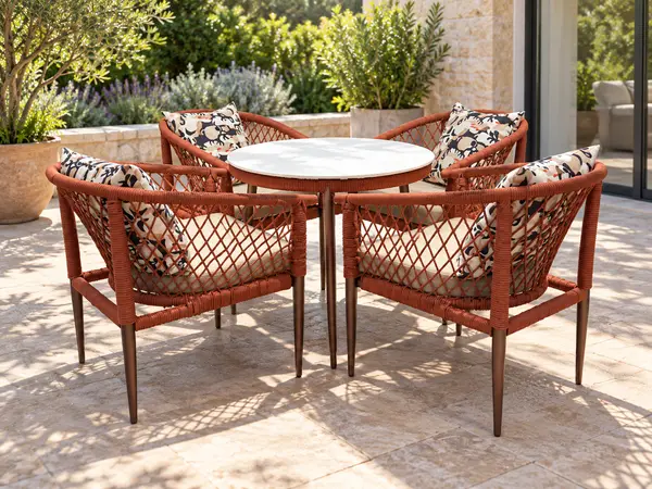 Terracotta Rope Outdoor Coffee Set — image 2