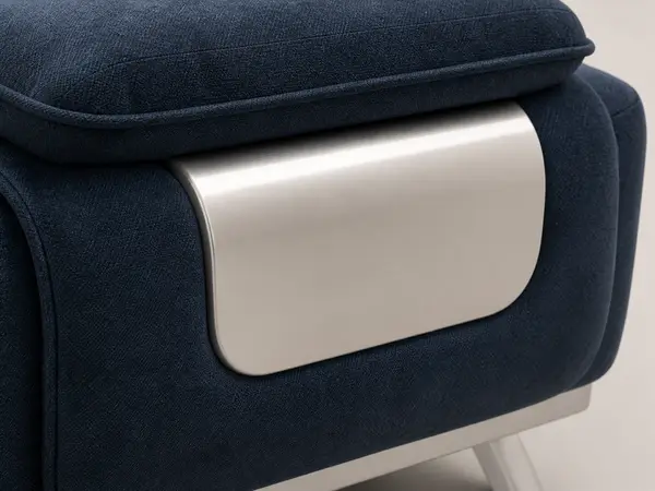 Navy Denim Sofa Set — image 9