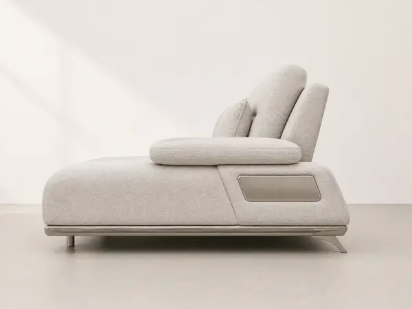 Oatmeal Boucle Sofa Pair — image 1
